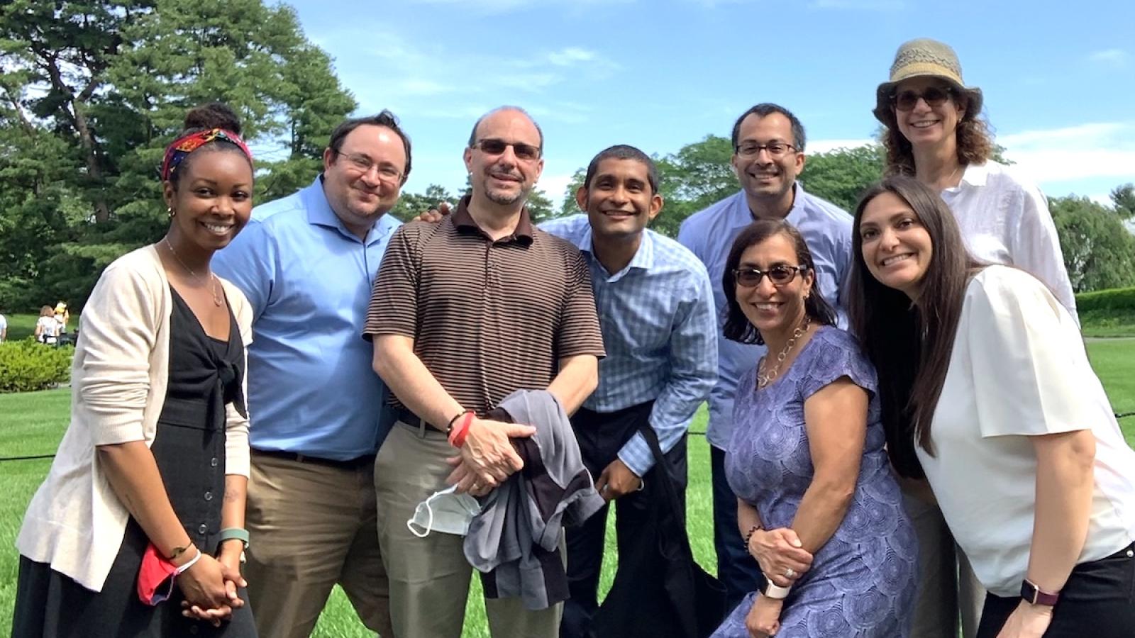 group of people at outdoor gathering