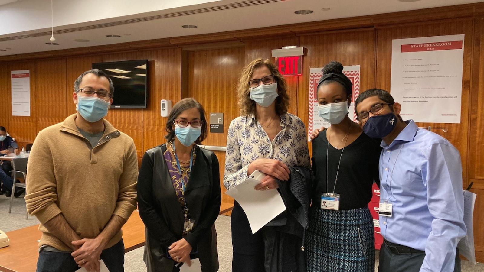 group of doctors in conference room